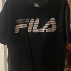 Fila Tee Shirt. Black. New. Size M